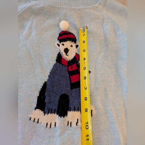 Tommy Hilfiger Blue Polar Bear Sweater M - Picture 11 of 11